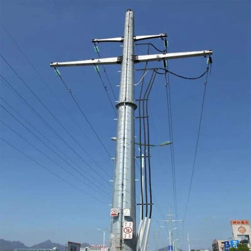 Menara Transmisi Pipa Baja